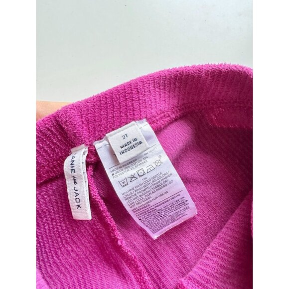 JANIE & JACK Pink Fuschia Purple Cotton Corduroy Leggings, Size 2T - Picture 8 of 10